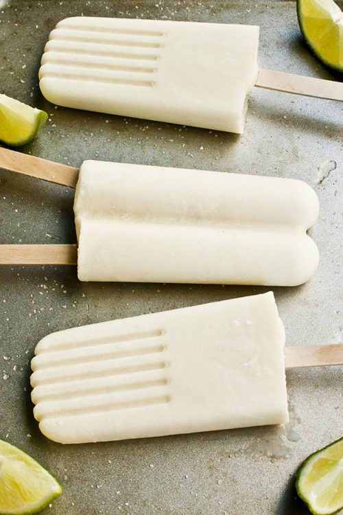 Margarita popsicles are like an edible, frozen version of a classic cocktail