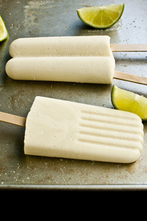 Margarita popsicles are like an edible, frozen version of a classic cocktail