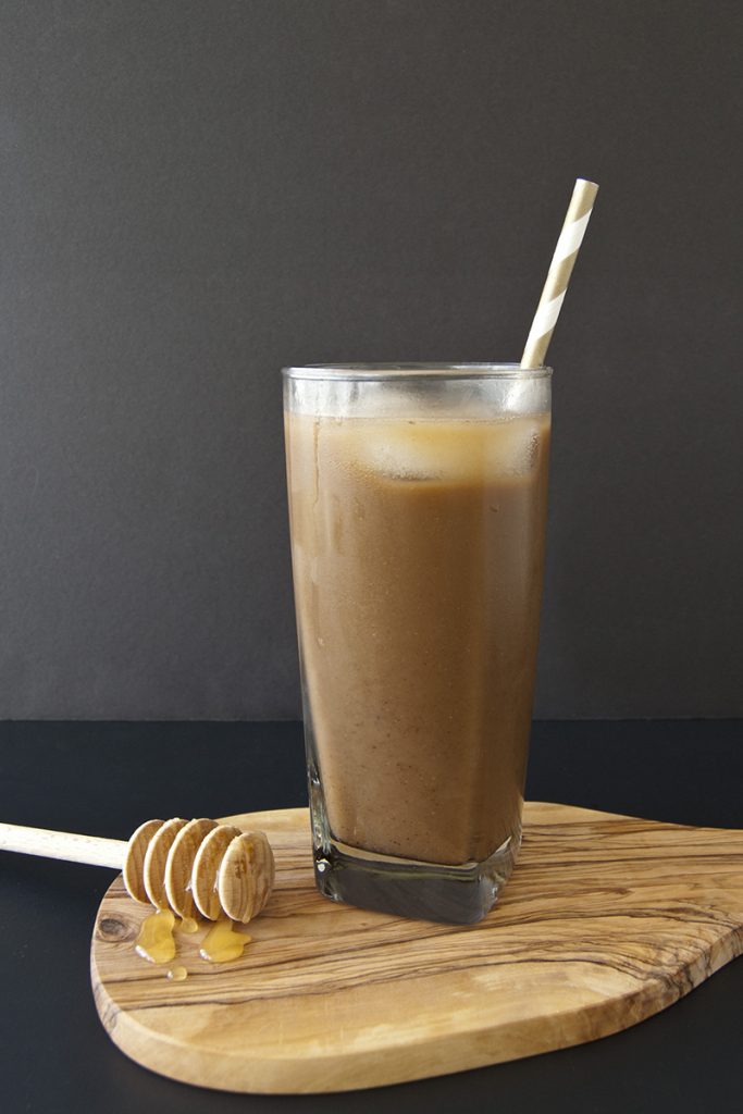 Too hot for coffee? Stay cool with honey almond milk cold-brew coffee #recipe #coffee