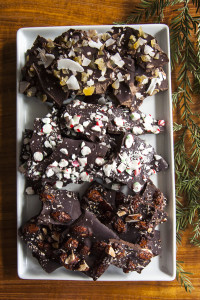 This miso almond chocolate bark is a twist on the usual chocolate bark flavors
