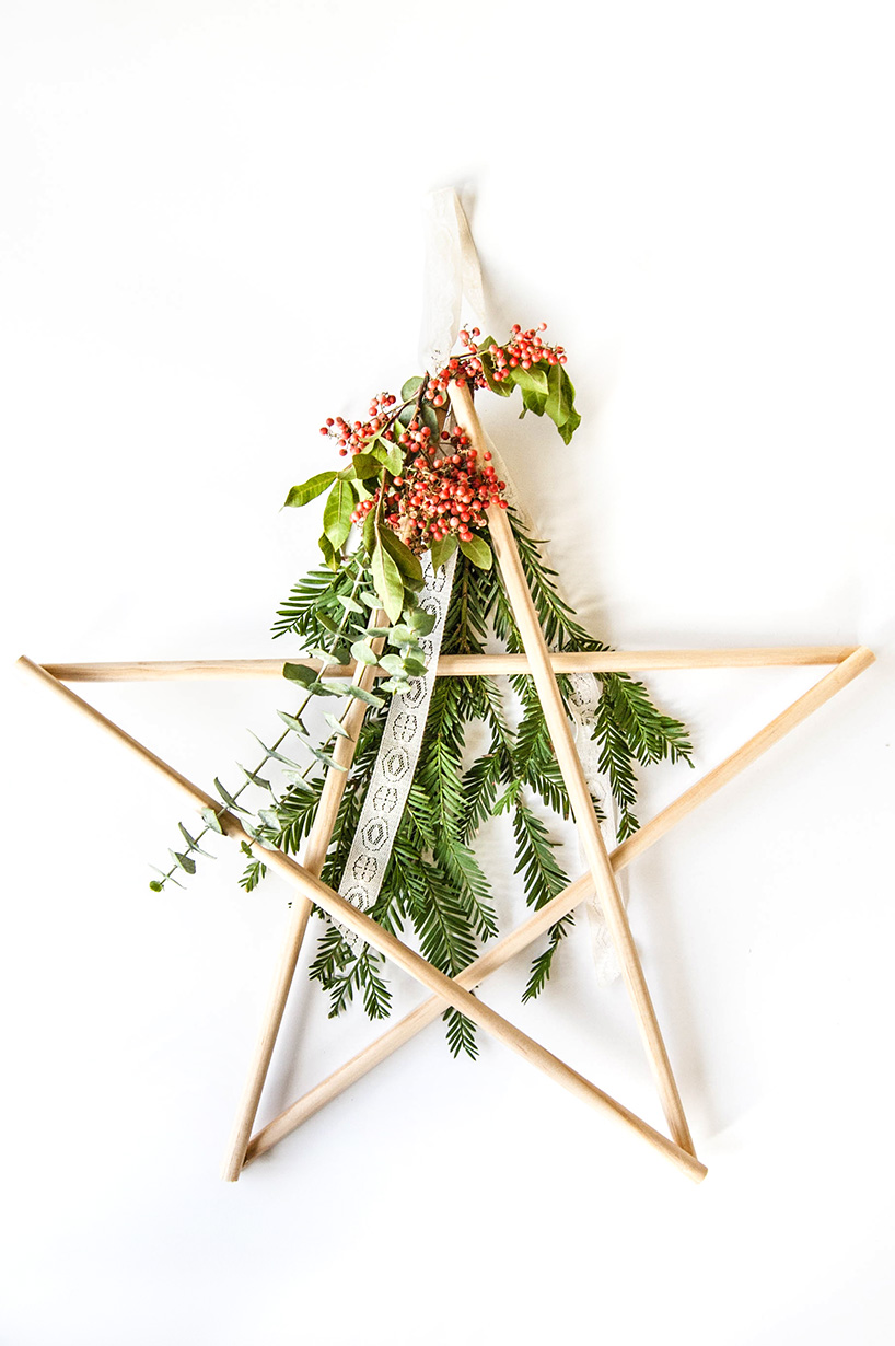 Make an easy DIY star holiday decoration
