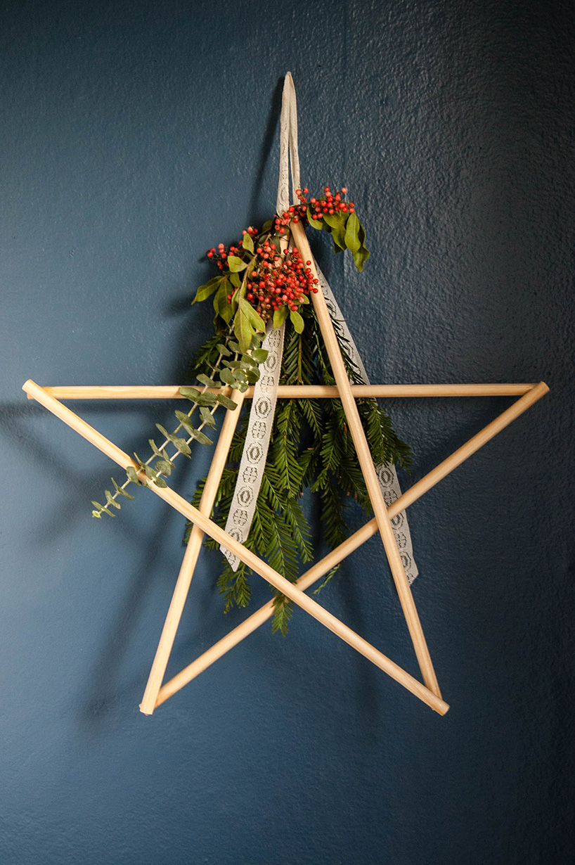 Make an easy DIY star holiday decoration
