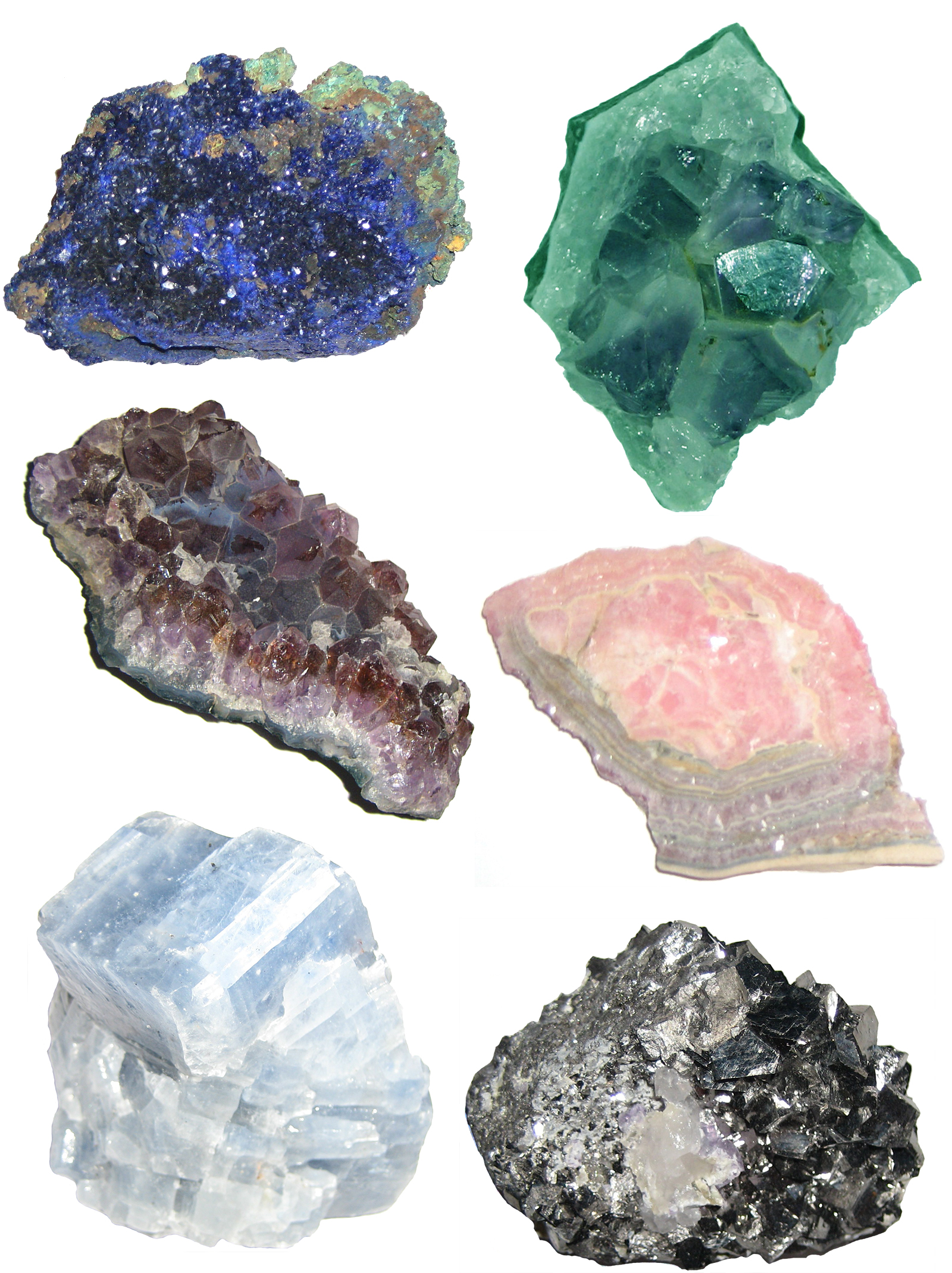 Gemstones And Minerals Chart