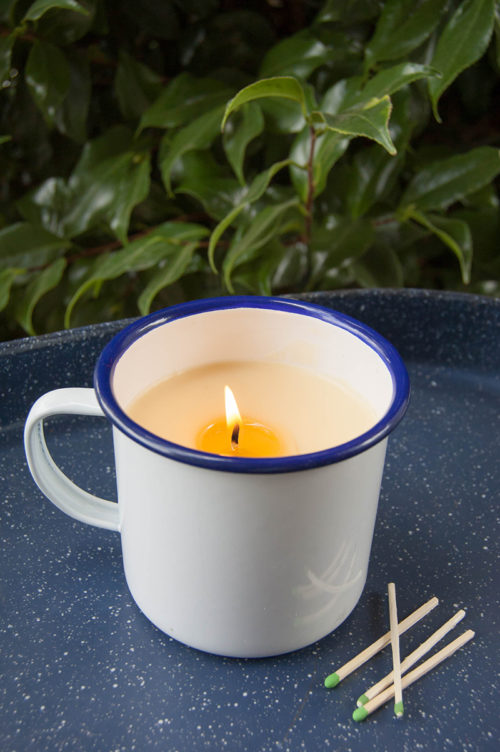 How to Make DIY Citronella Candles - Keep pests at bay with these homemade mosquito-repelling candles.