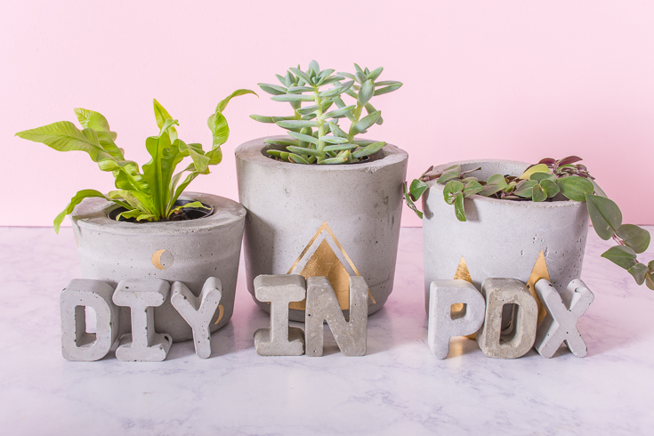 Ready to try your hand at a concrete project, like these pots? Here are a bunch of concrete tips to help ensure success.