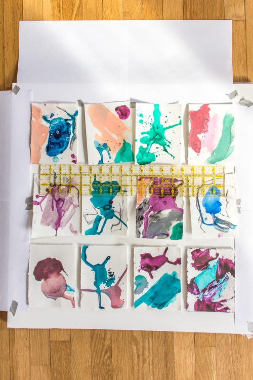 How I Made My Own DIY Abstract Art