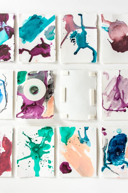 How I Made My Own DIY Abstract Art
